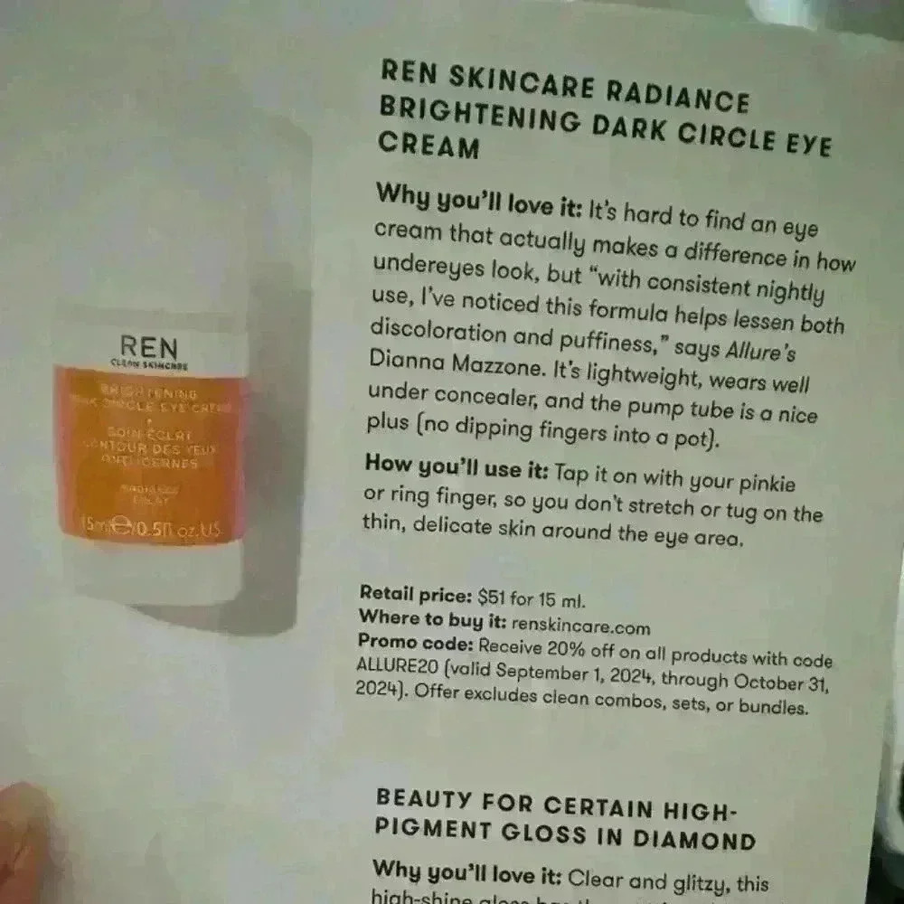 REN SKINCARE RADIANCE BRIGHTENING DARK CIRCLE EYE CREAM - Picture 6 of 6